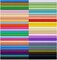 50 Pcs 10 x 10 Inch Cotton Fabric Bundle Square Multicolor Fabric